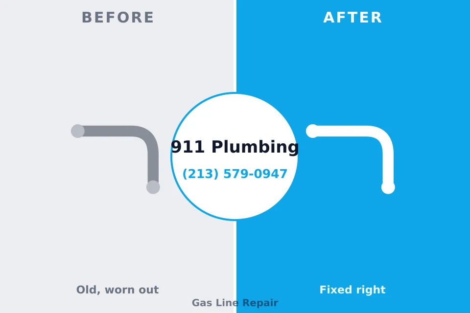 Before and after: plumbing repair Farmington, MI